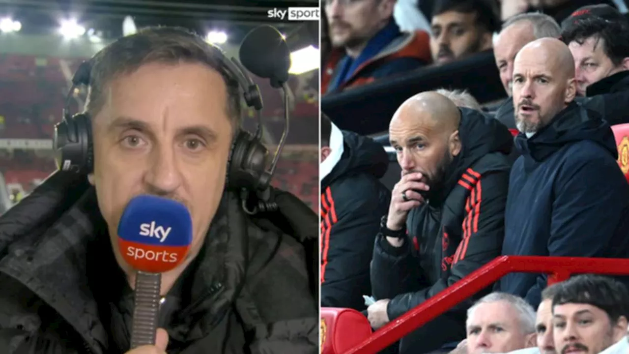 Gary Neville blasts Man United flop as Carabao Cup defence ends with dismal performance against Newcastle