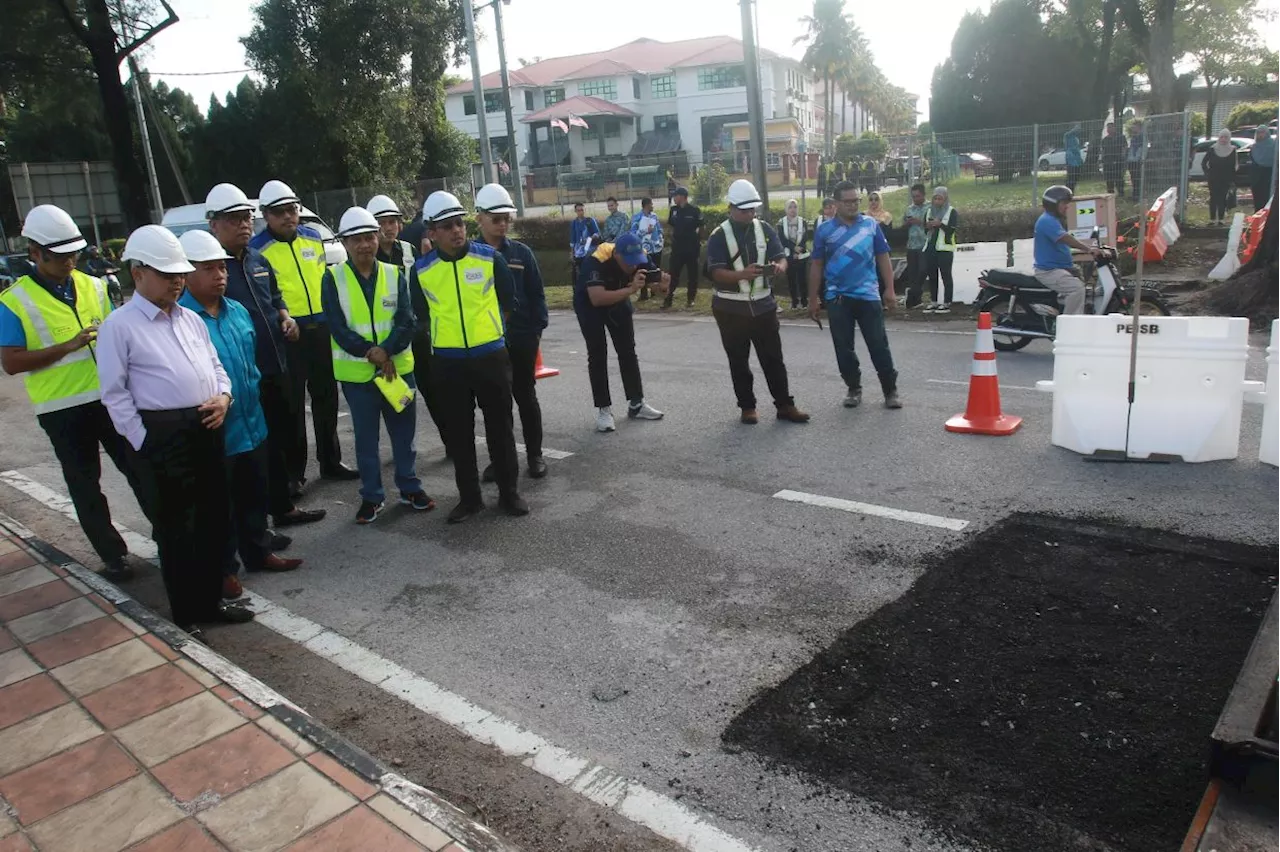 Ipoh City Council to use new method for pothole repairs, says mayor