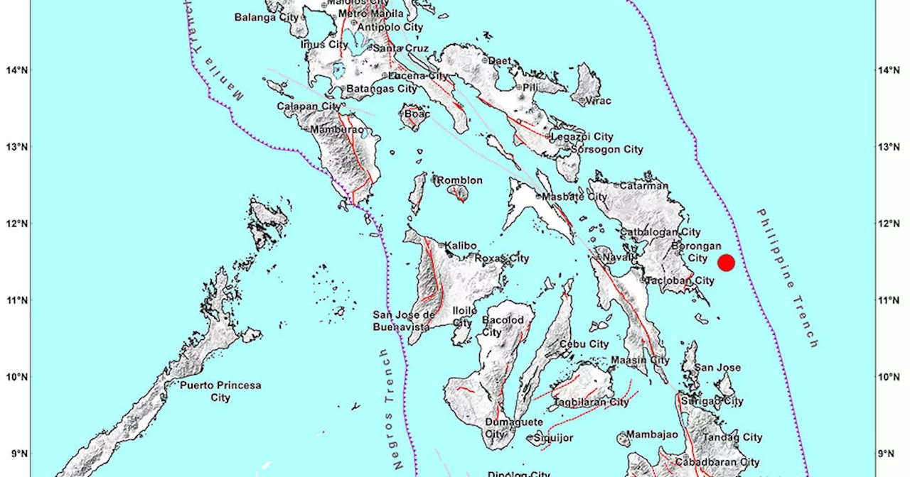 M6.1 quake hits Eastern Samar