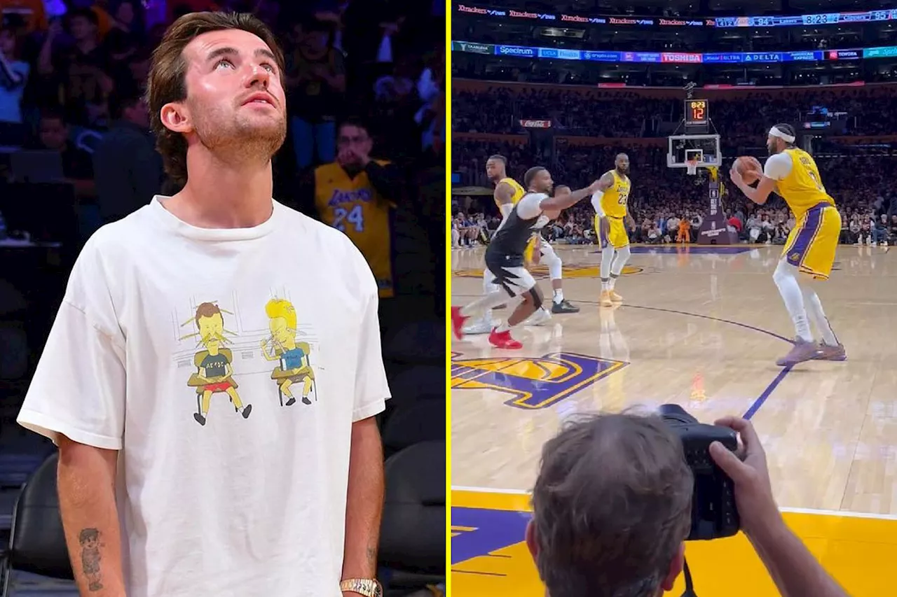 Chelsea star Ben Chilwell posts amazing courtside footage of Lakers win over Clippers...