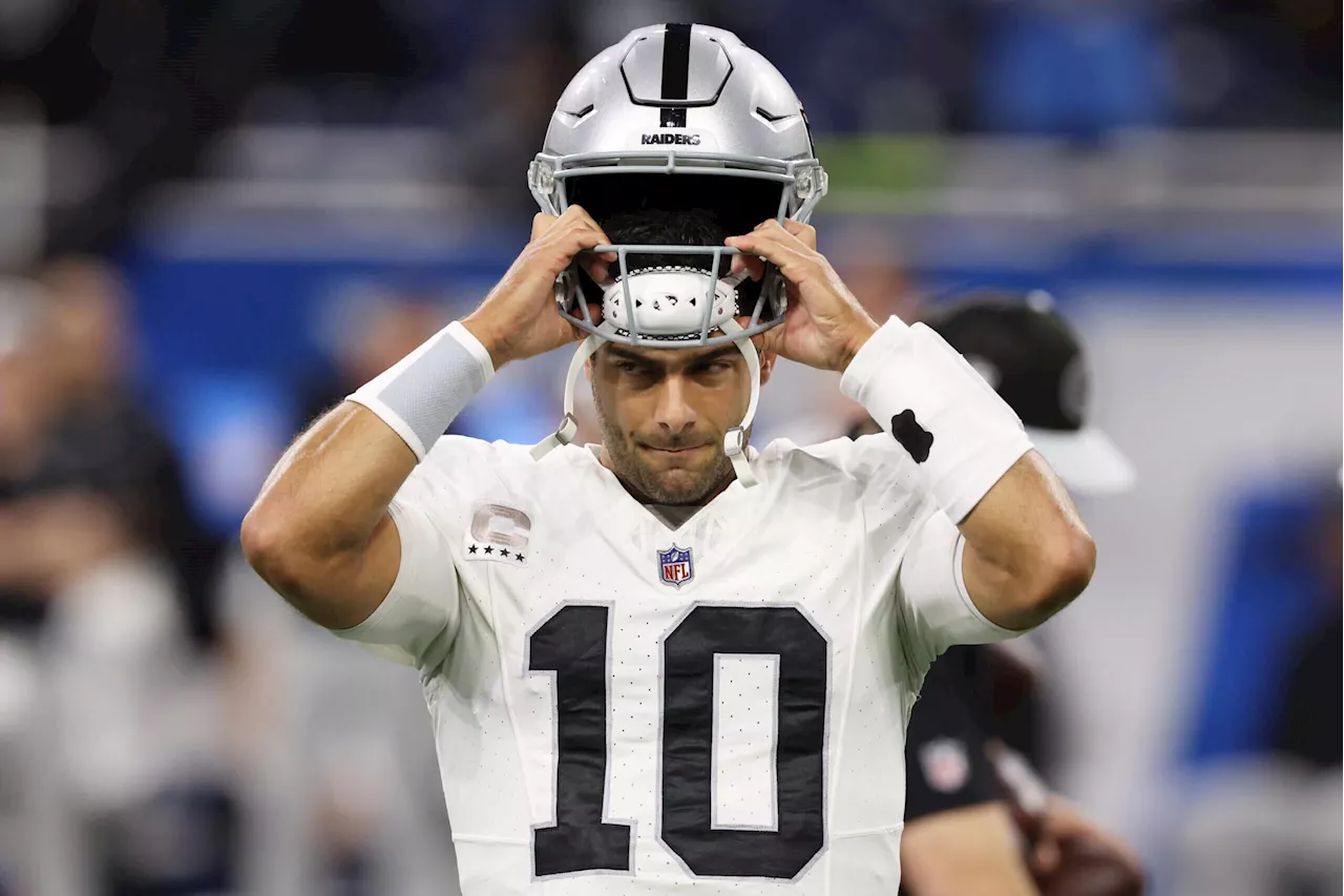 With Jimmy Garoppolo benched, how do the Raiders move forward at quarterback long term?