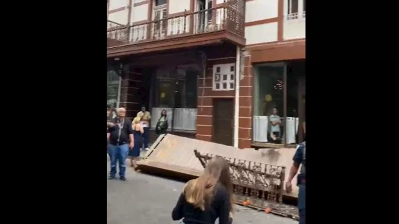 BREAKING: Scores injured after restaurant balcony collapses in Cape Town CBD