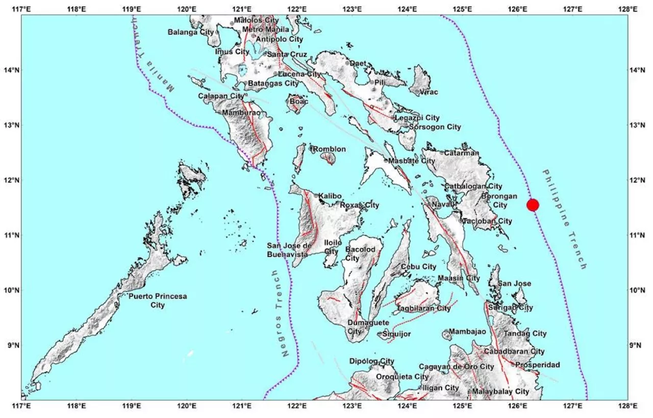 Magnitude 5.6 earthquake jolts Eastern Samar