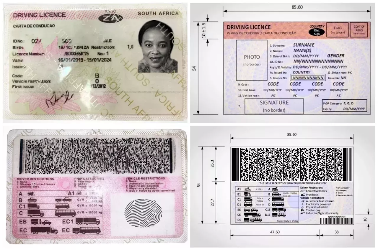 Current Vs New Sa Driving Licence Cards Compared South Africa