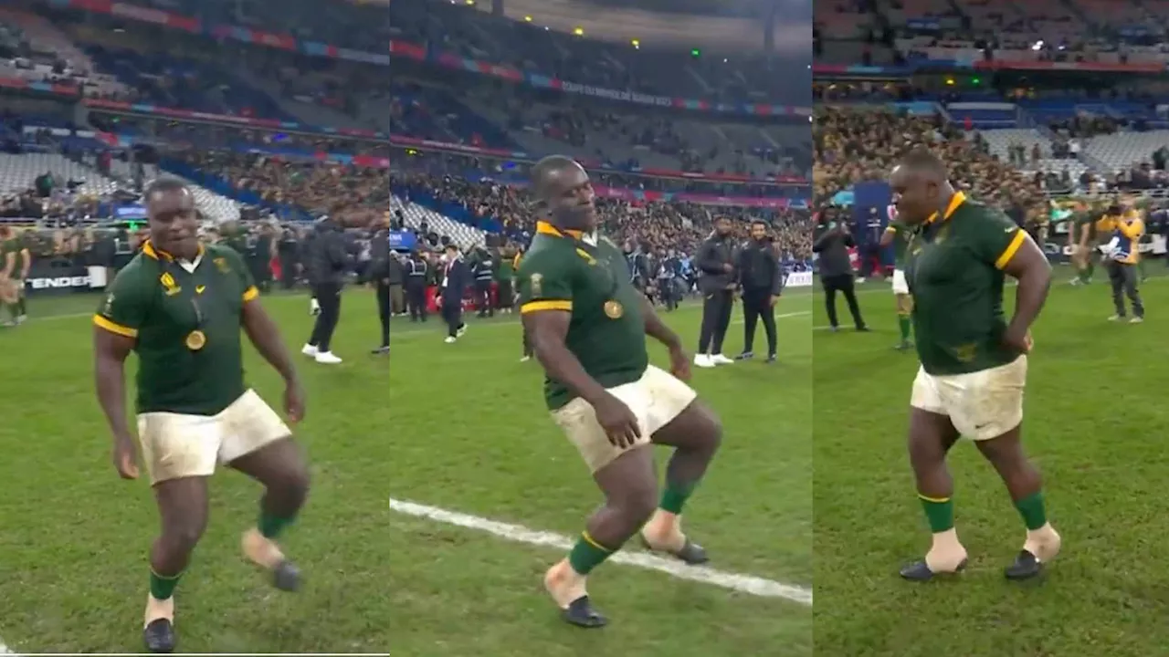 Springboks’ Trevor Nyakane brings the dance moves home [watch]