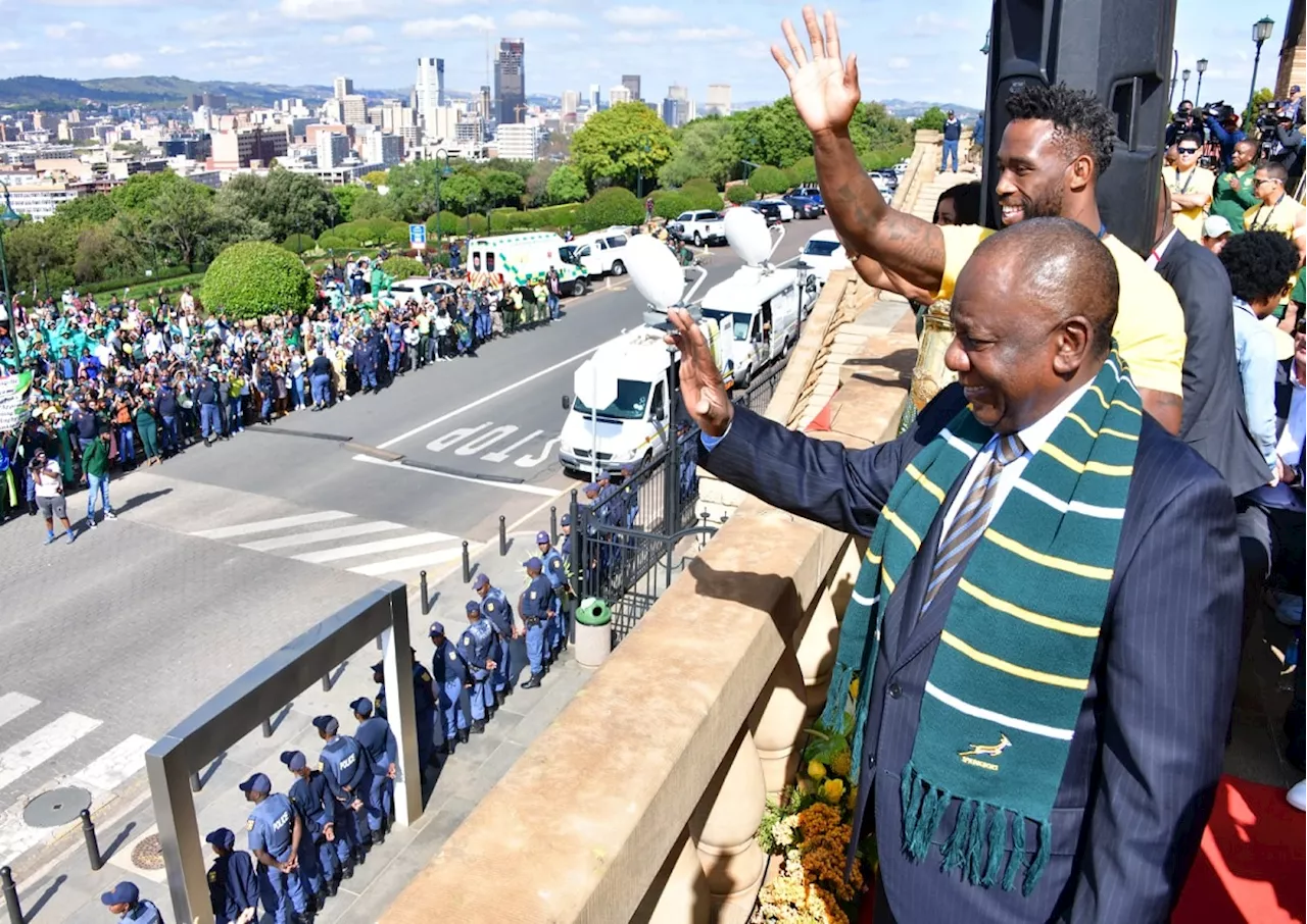 Trophy Tour: Springboks receive presidential certificates