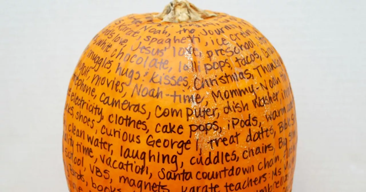 'Thankful Pumpkin' makes it easy to celebrate fall with kids