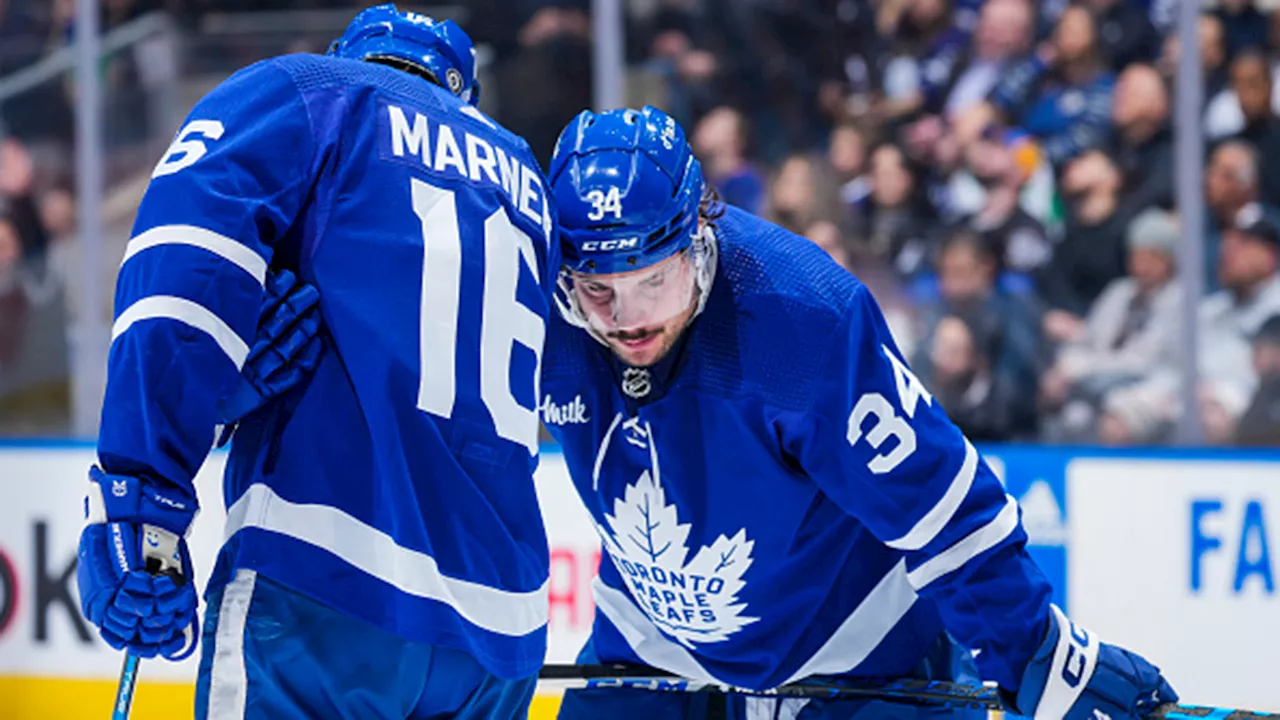 Masters: Leafs taking patient approach with Matthews and Marner's slow start at 5-on-5