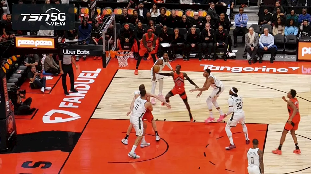 TSN 5G View: Schroder speeds by defender for lay-in