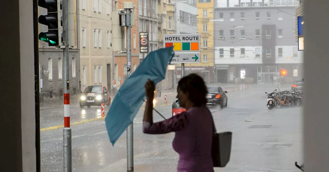 Wetterwarnung für Teile Tirols: Auf Föhn folgt heftiger Regen und Schnee