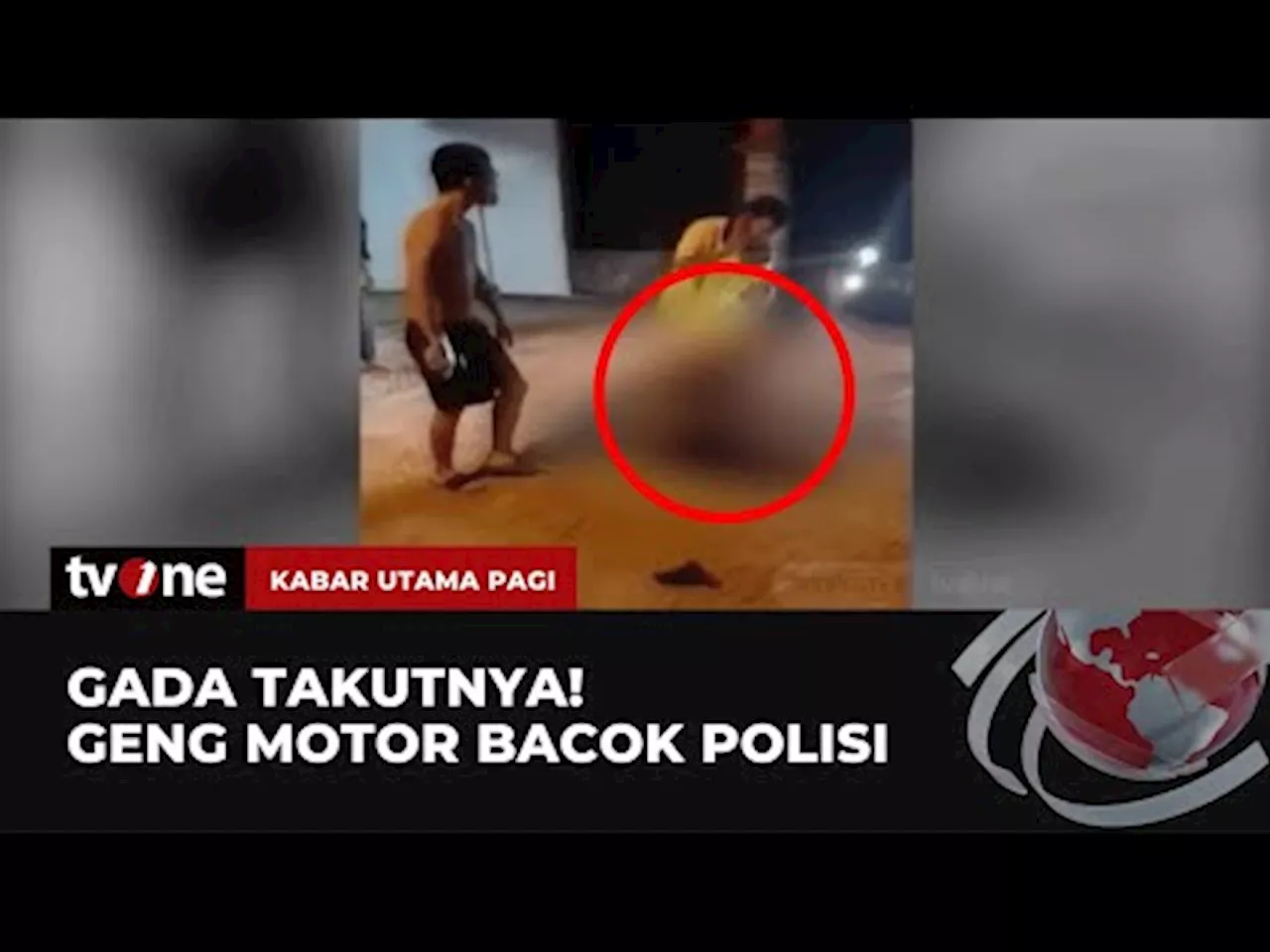 Geng Motor Berulah, Anggota Polisi jadi Korban Pembacokan