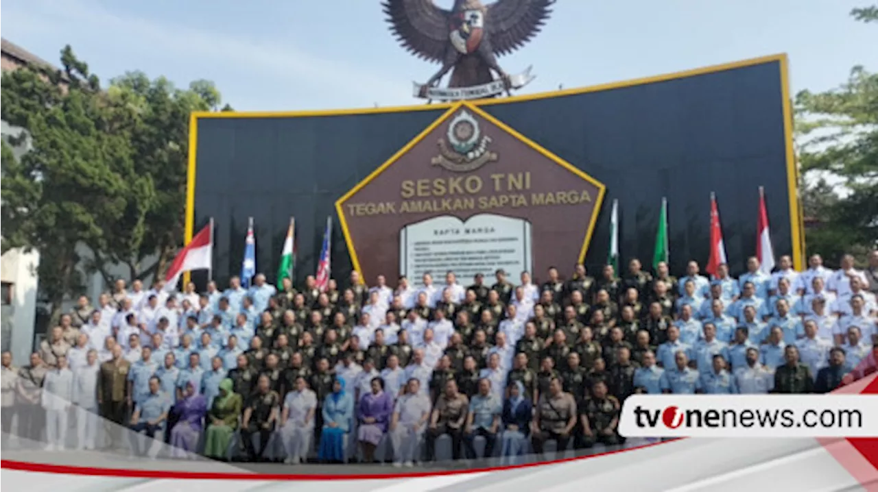 Perwira Militer Macanegara dan TNI-Polri Lulus Sesko TNI di Bandung, setelah Digembleng selama 8 Bulan