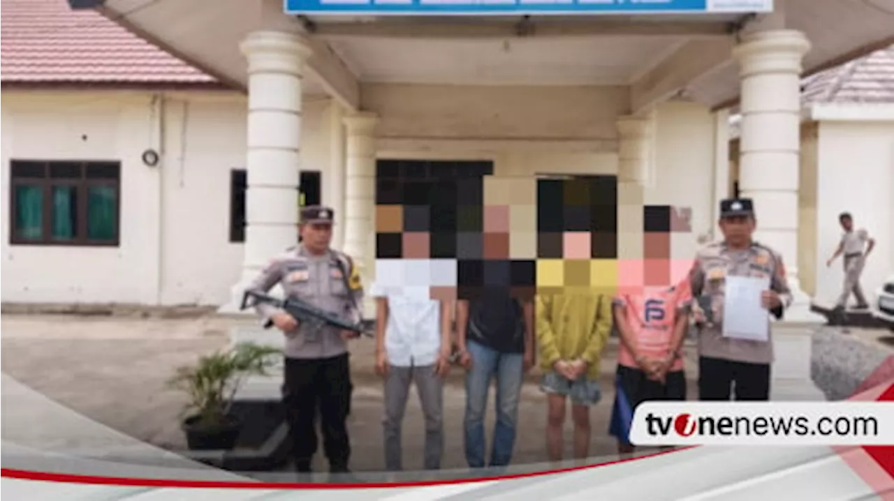 Polisi Meringkus 4 Pria Pelaku Penipuan Terhadap Agen BRILink di Lampung Timur