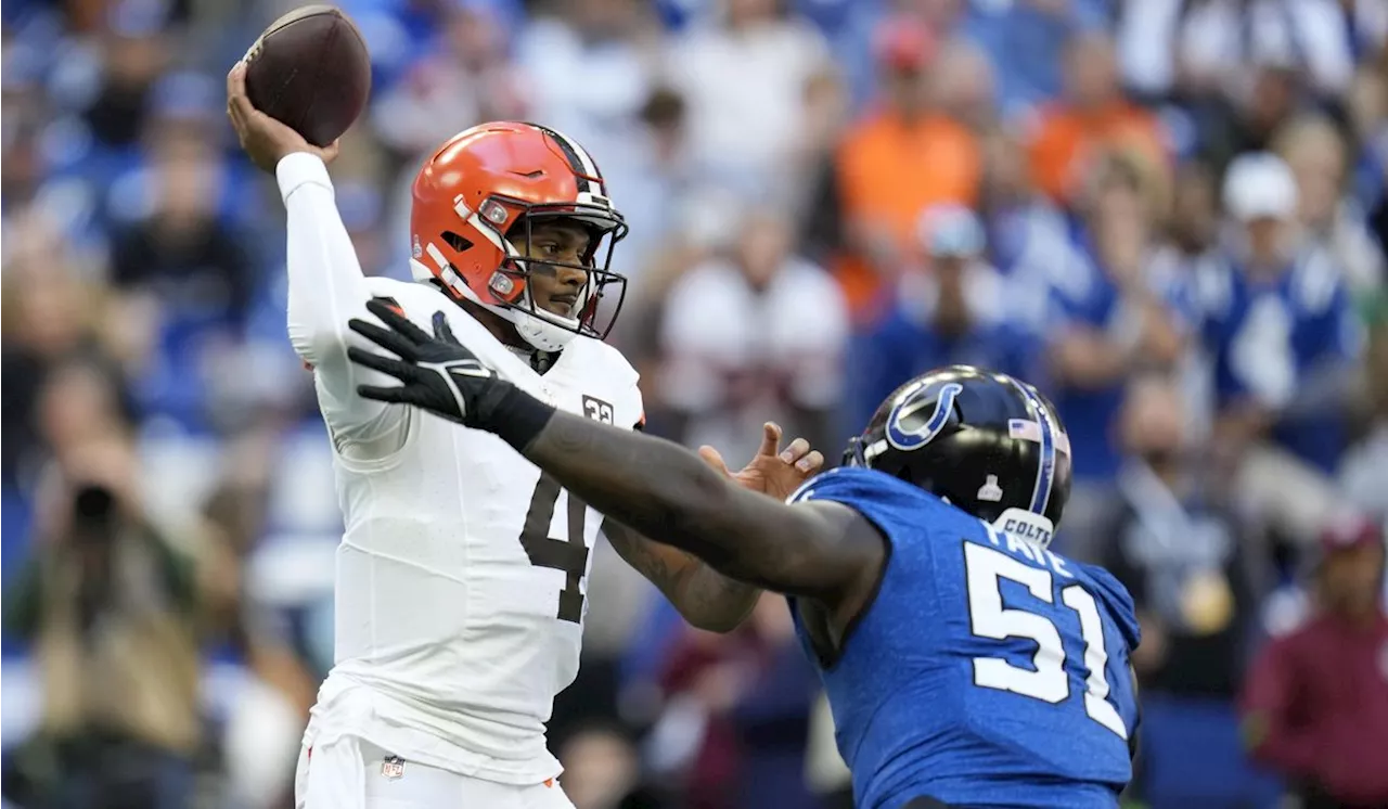 Browns QB Deshaun Watson practices for second straight day, tests shoulder to maybe face Cardinals