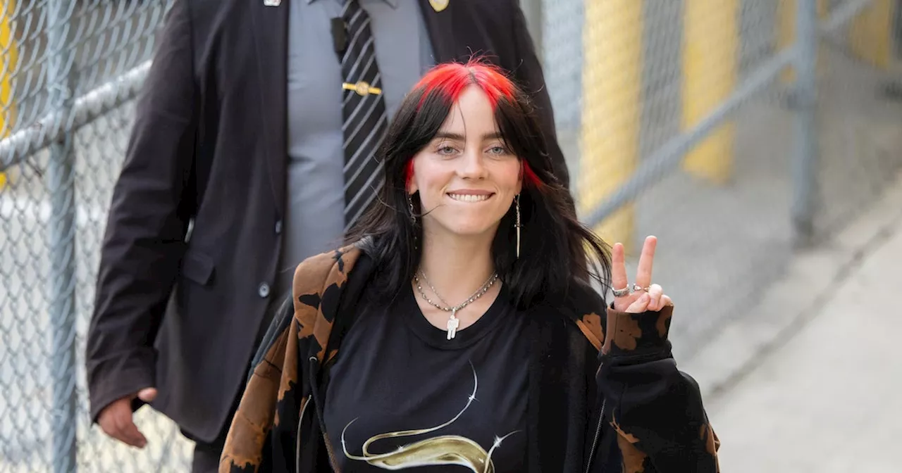 Billie Eilish's Red Dye Job Caused a Major Hurricane on Social Media