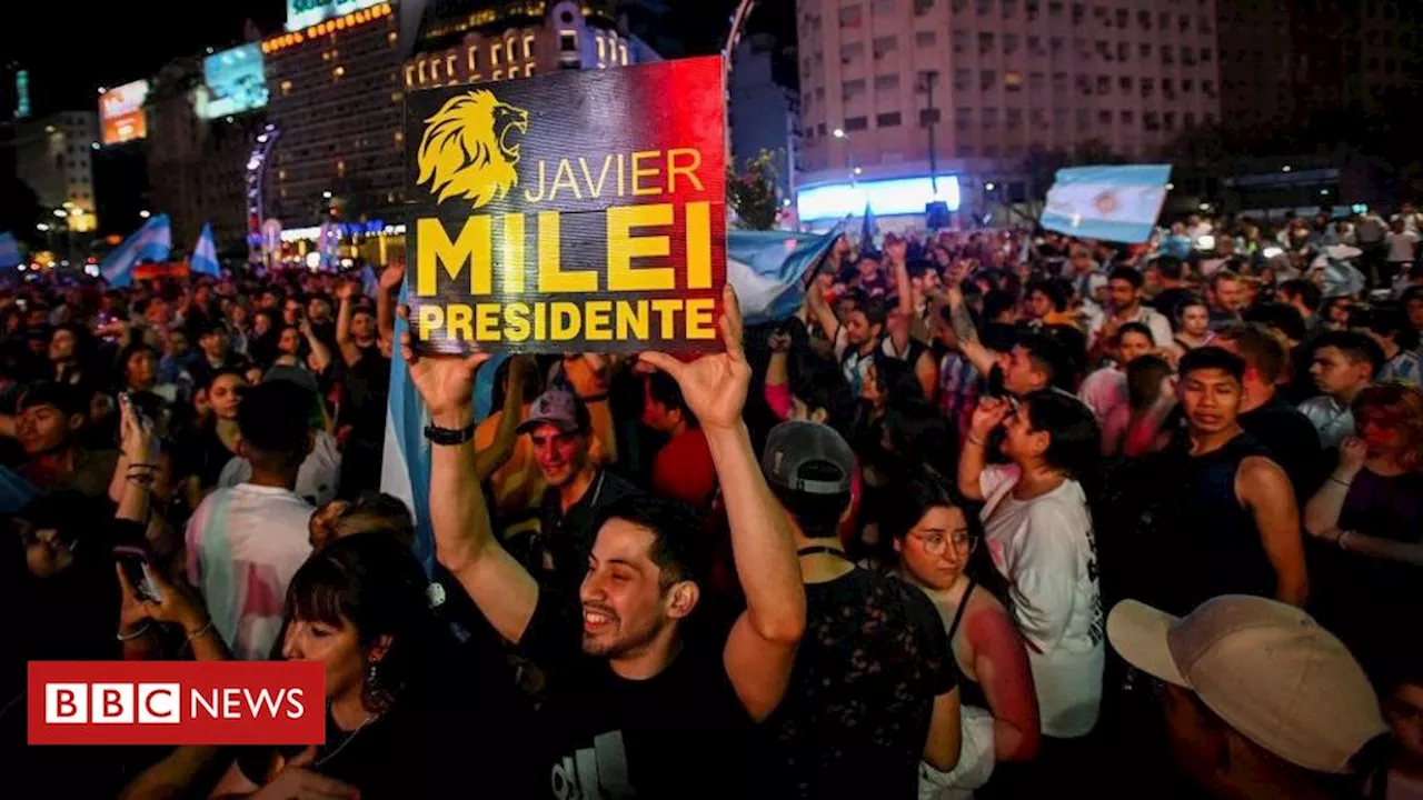 Javier Milei é eleito presidente da Argentina