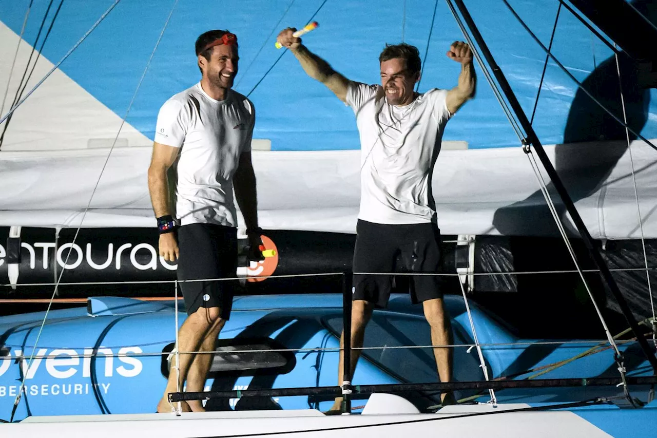 Victoire de Thomas Ruyant et Morgan Lagravière à la Transat Jacques-Vabre