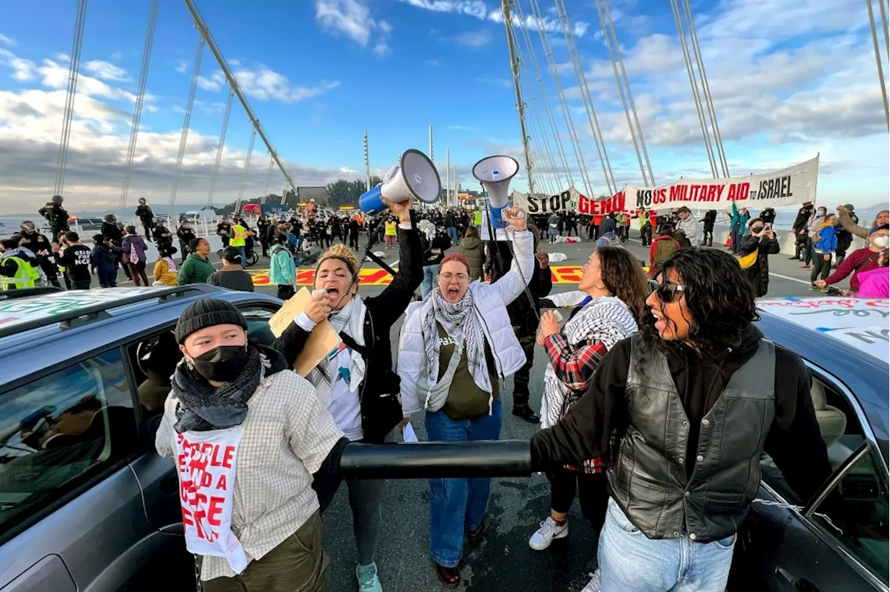 Protesters Shut Down Bay Bridge During APEC Summit in San Francisco