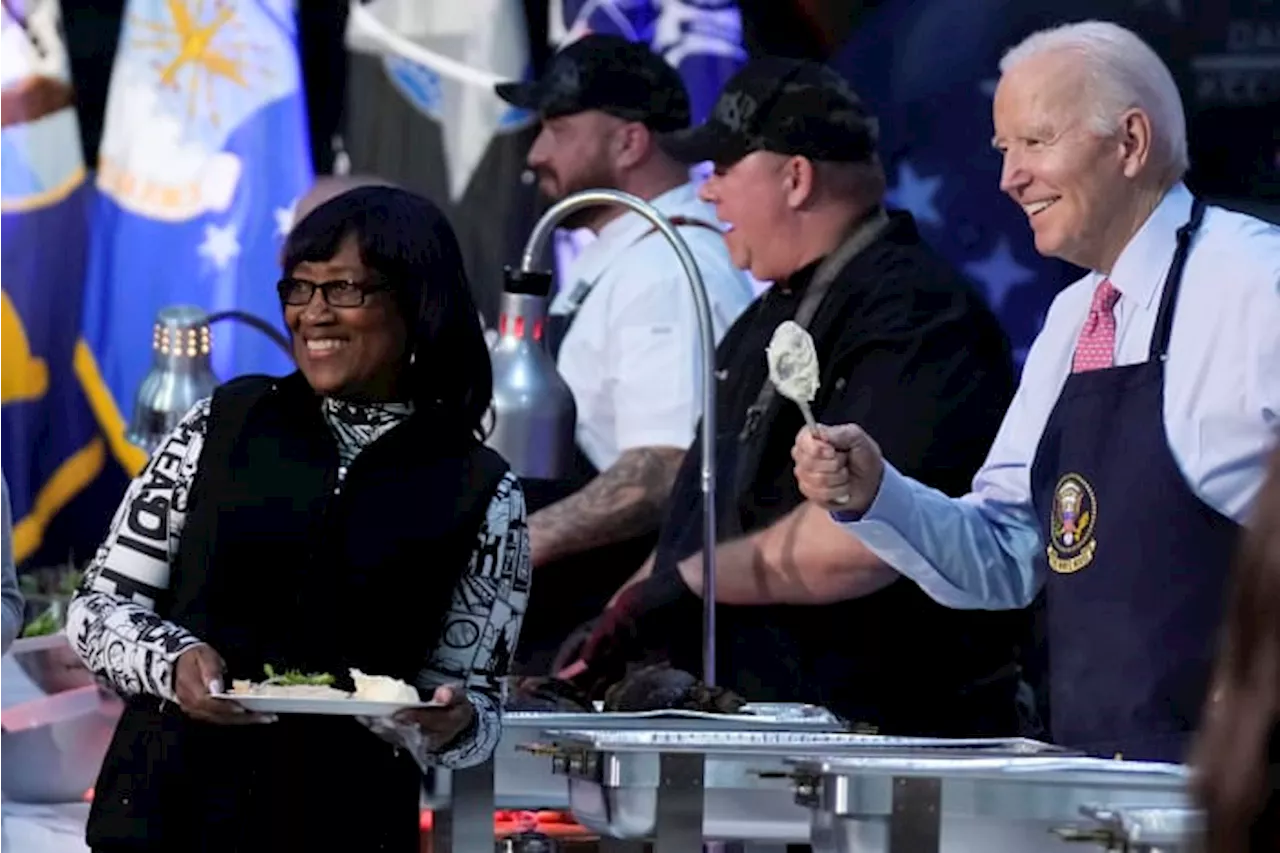 President Biden Visits Naval Installations, Introduces Early Screening of 'Wonka'