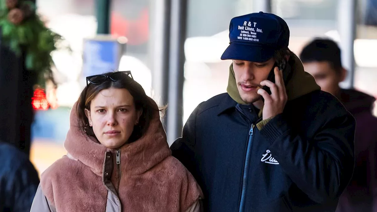 Millie Bobby Brown Steps Out in New York City with Fiancé Jake Bongiovi