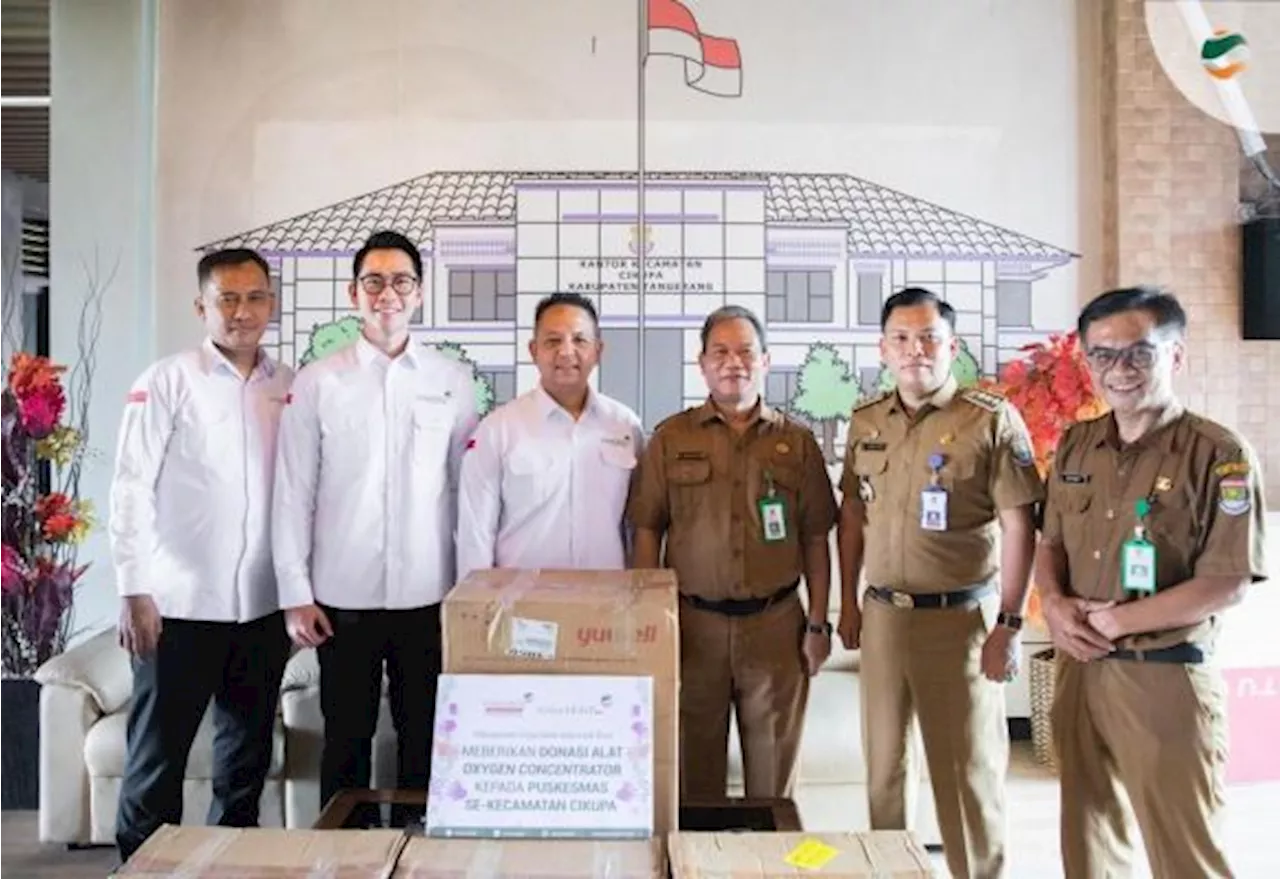 GRIYA Idola Donates Oxygen Concentrators to Puskesmas in Banten