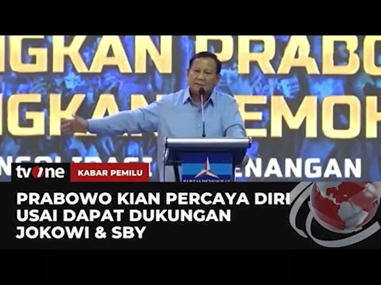 Prabowo Subianto Optimis Dukungan dari SBY dan Jokowi untuk Maju di Pilpres 2024