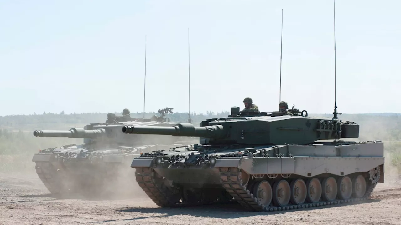 Canadian Armed Forces deploys Leopard 2 tanks to Latvia