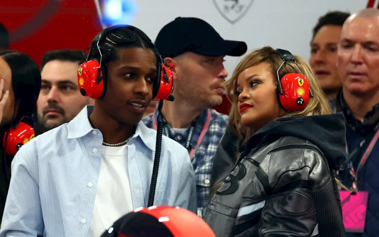 Rihanna and A$AP Rocky's Stylish Outfits at Formula 1 Grand Prix