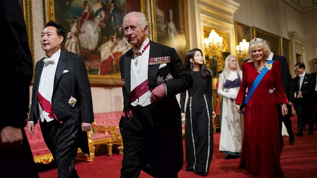 The King and Queen Host Banquet for South Korean President