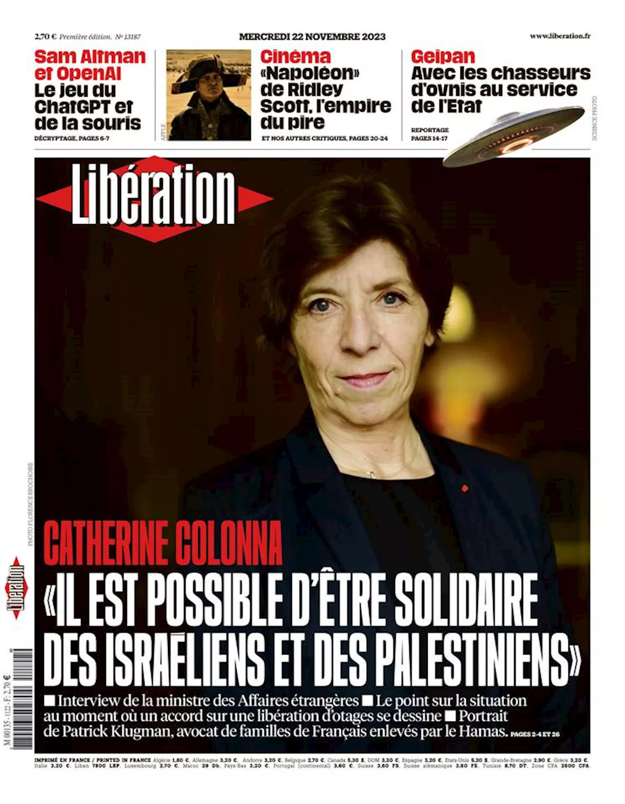 Catherine Colonna : «Il faut dire à Israël de ne pas tomber dans le piège tendu par le Hamas»