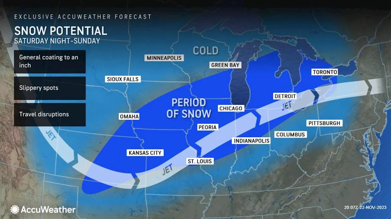 Winter Storm to Bring Accumulating Snow to Chicago and Detroit