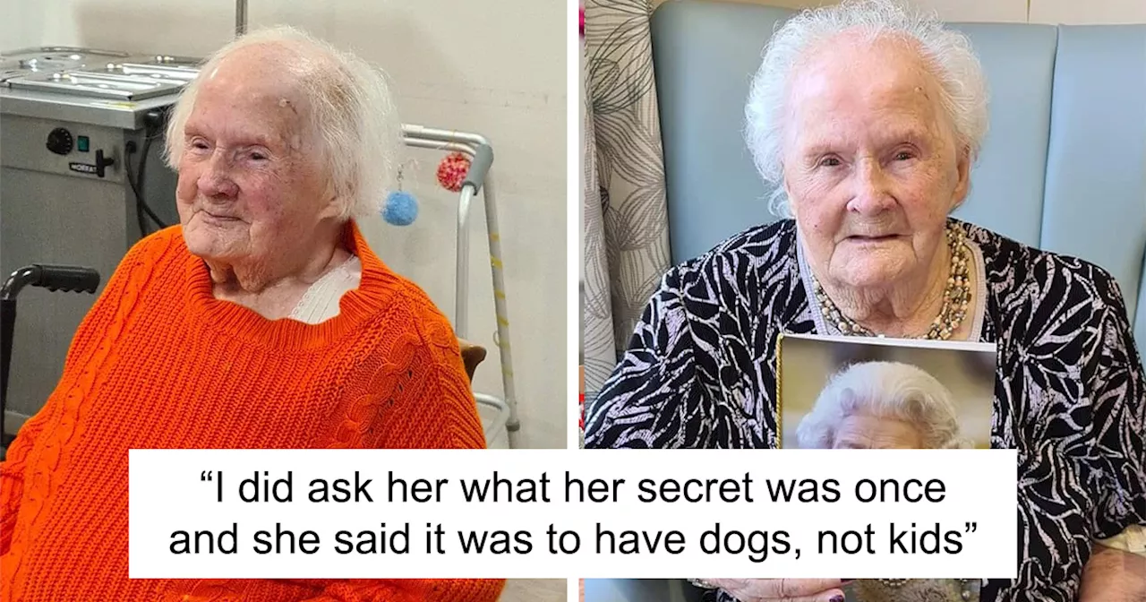 108-Year-Old Woman Believes Having Dogs Instead of Children is the Secret to Longevity