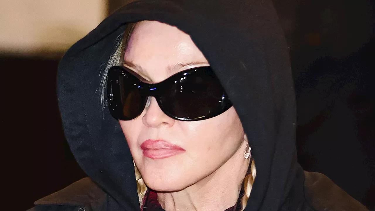 Madonna Wears Controversial Hoodie Featuring Pope Francis in Milan