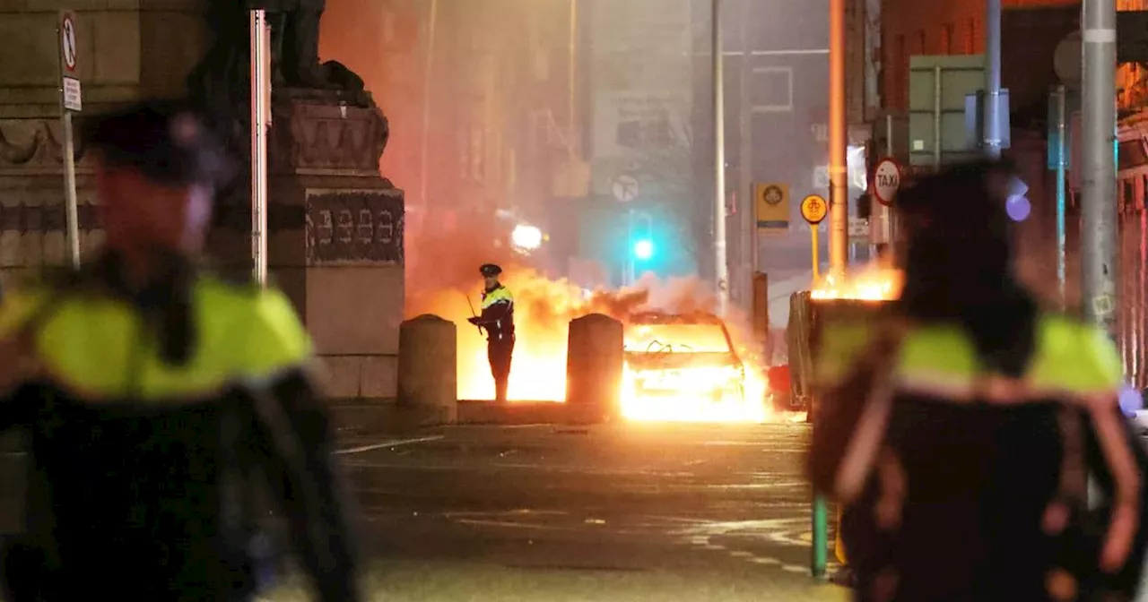 Riots in Dublin City Centre