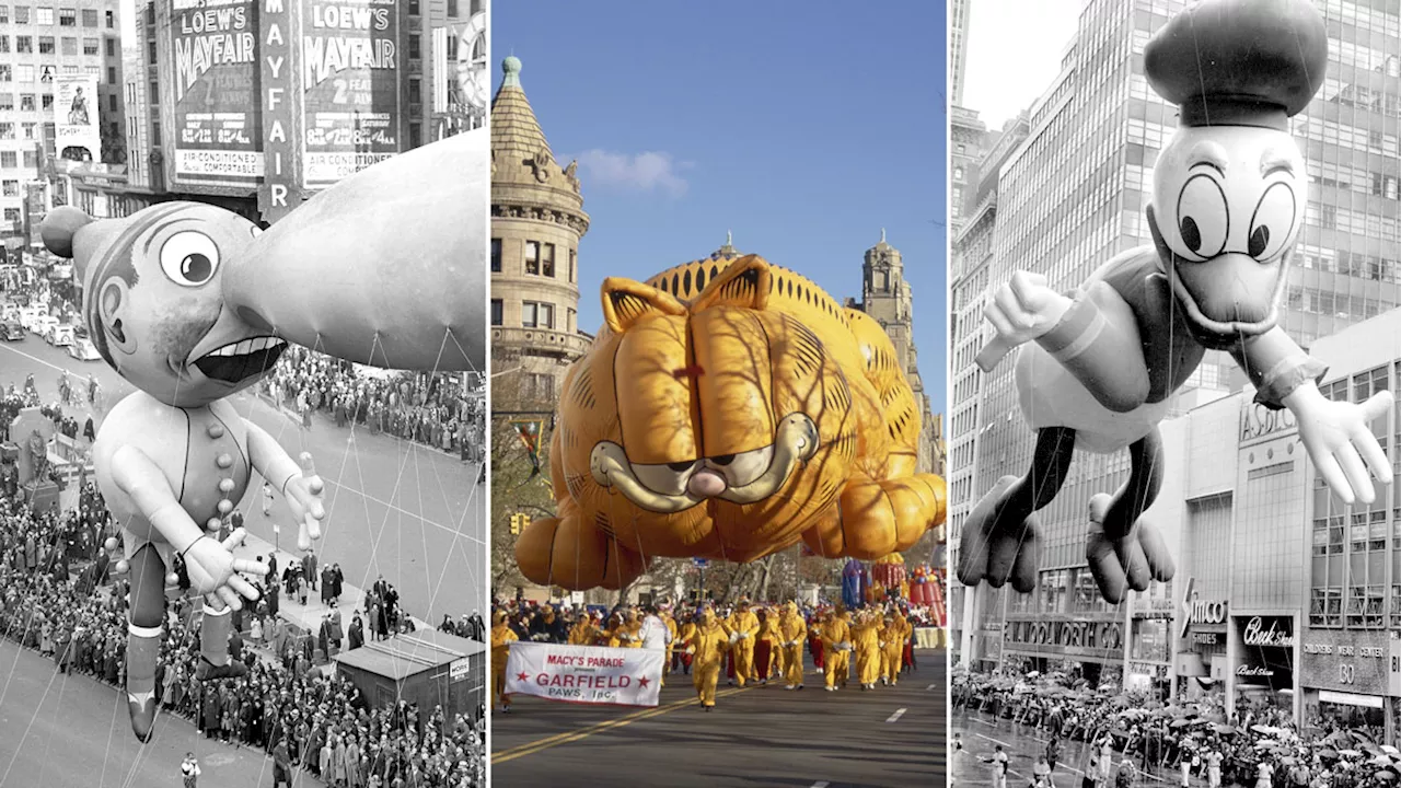 Evolution of Macy's Thanksgiving Day Parade Balloons Over the Century