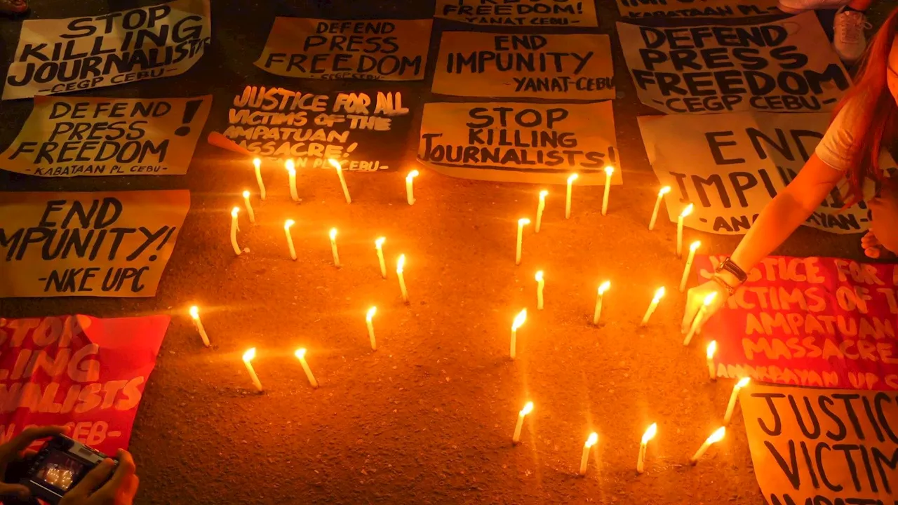 Candle-lighting protest held in Cebu City to commemorate Ampatuan Massacre