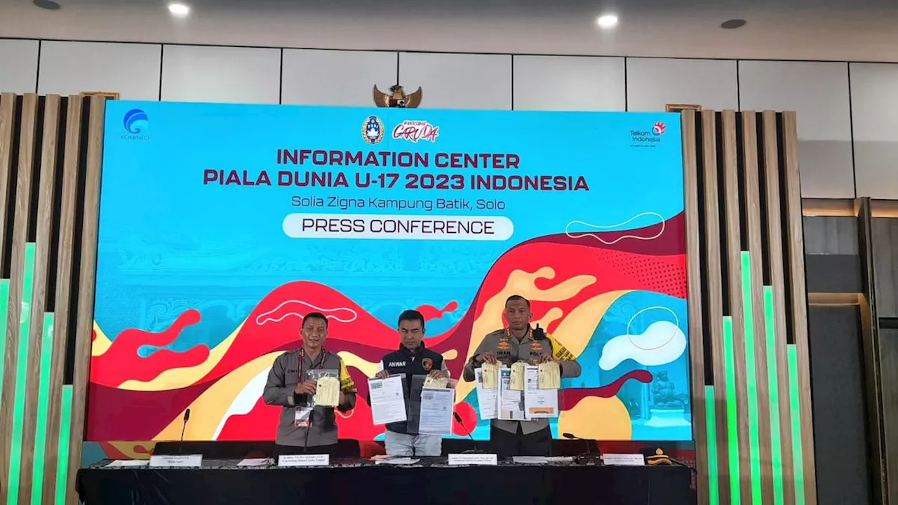 Polisi Tahan Tersangka Pemalsuan Tiket Piala Dunia U-17 2023, Pelaku Terinspirasi Penipuan Konser Coldplay