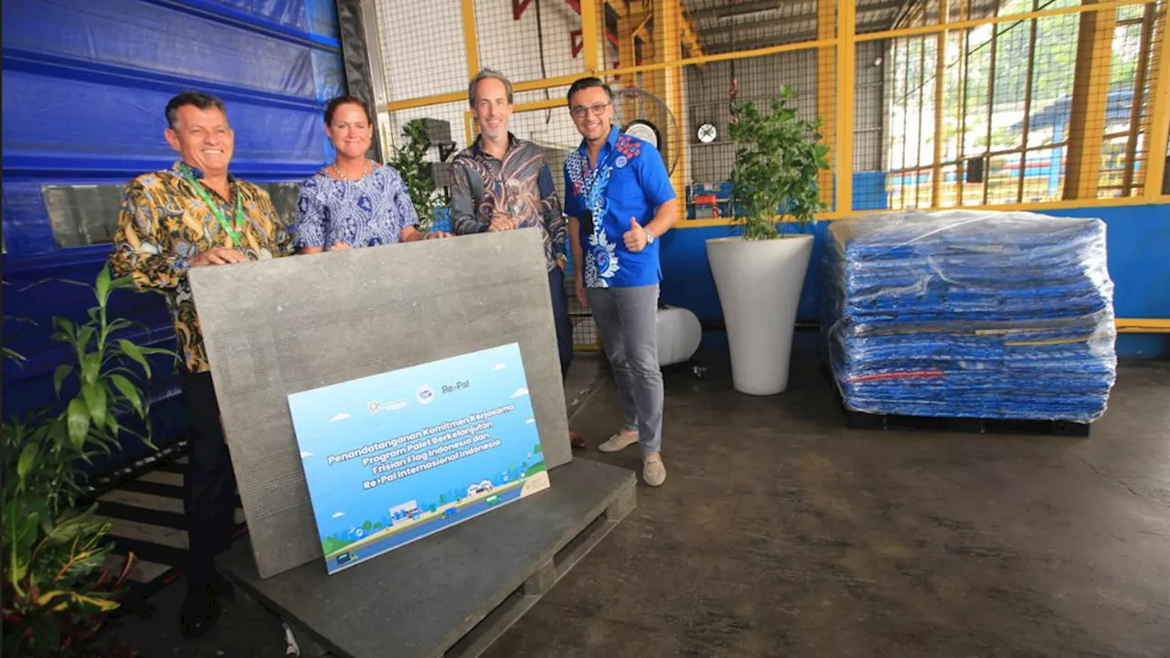 PT Frisian Flag Indonesia Meluncurkan Palet Daur Ulang untuk Mengurangi Penggunaan Kayu