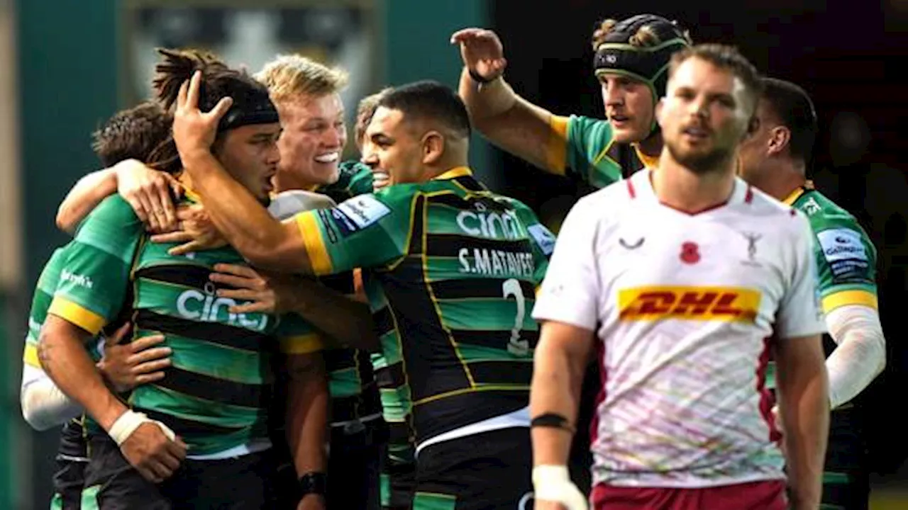 Northampton beat Harlequins in a thrilling match