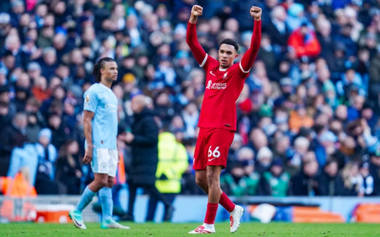 Late Alexander-Arnold goal rescues Liverpool in draw with Manchester City