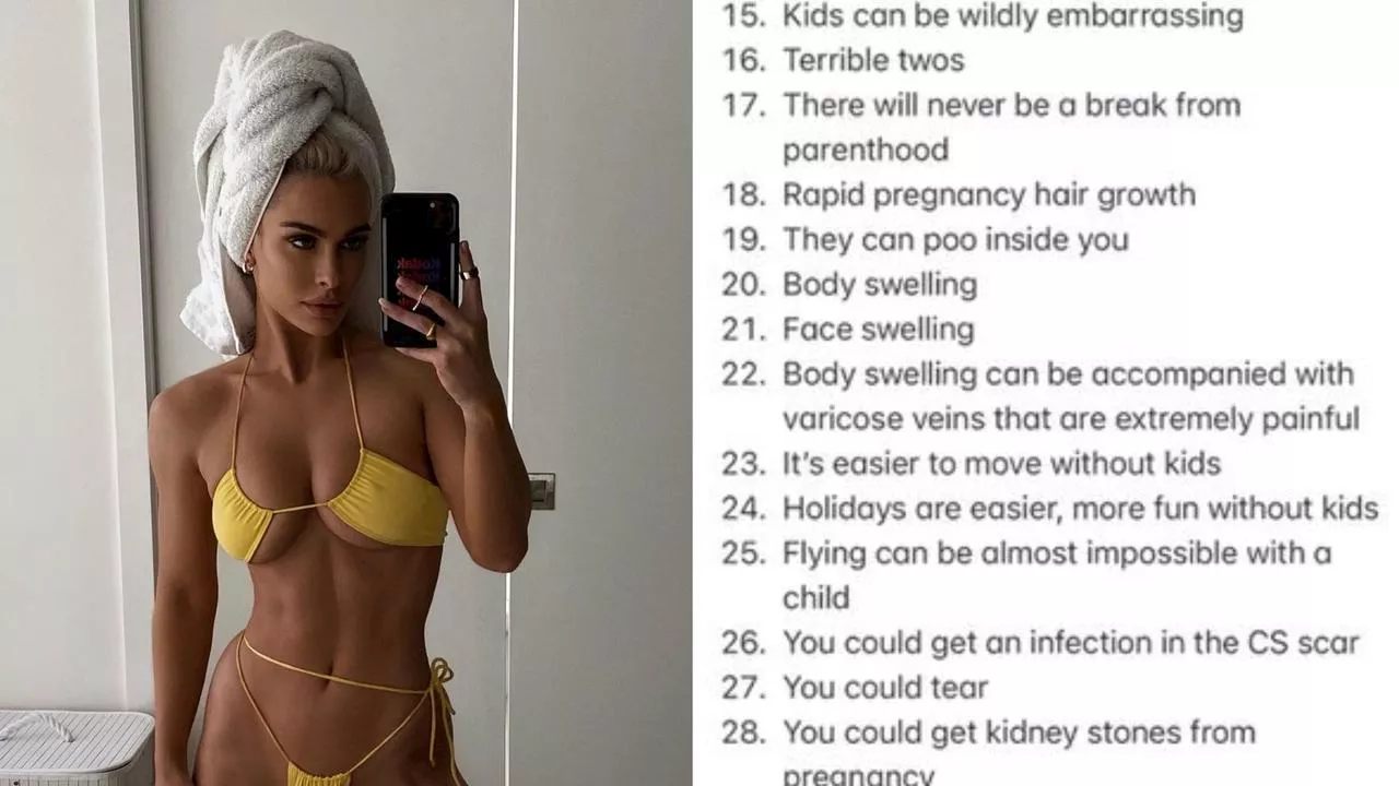 Australian Model Ellie Gonsalves Shares 117 Reasons She Doesn’t Want Children