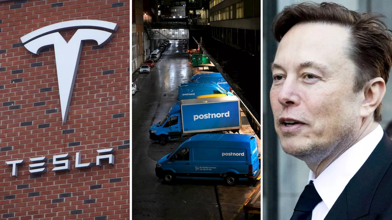 Teslas bakslag mot Postnord – får inte regskyltarna