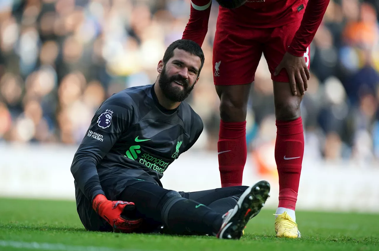 Klopp: Alisson ute i noen uker