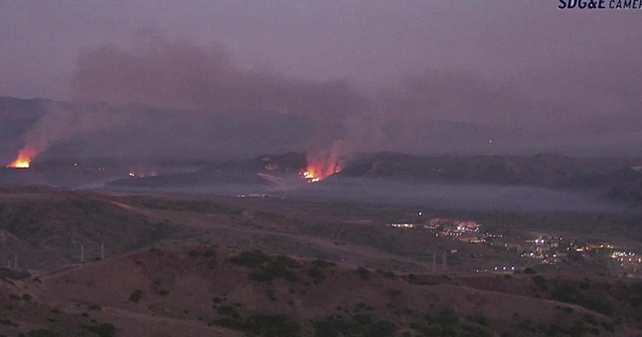 Canyon Fire at Camp Pendleton sends smoke over parts of Southern California