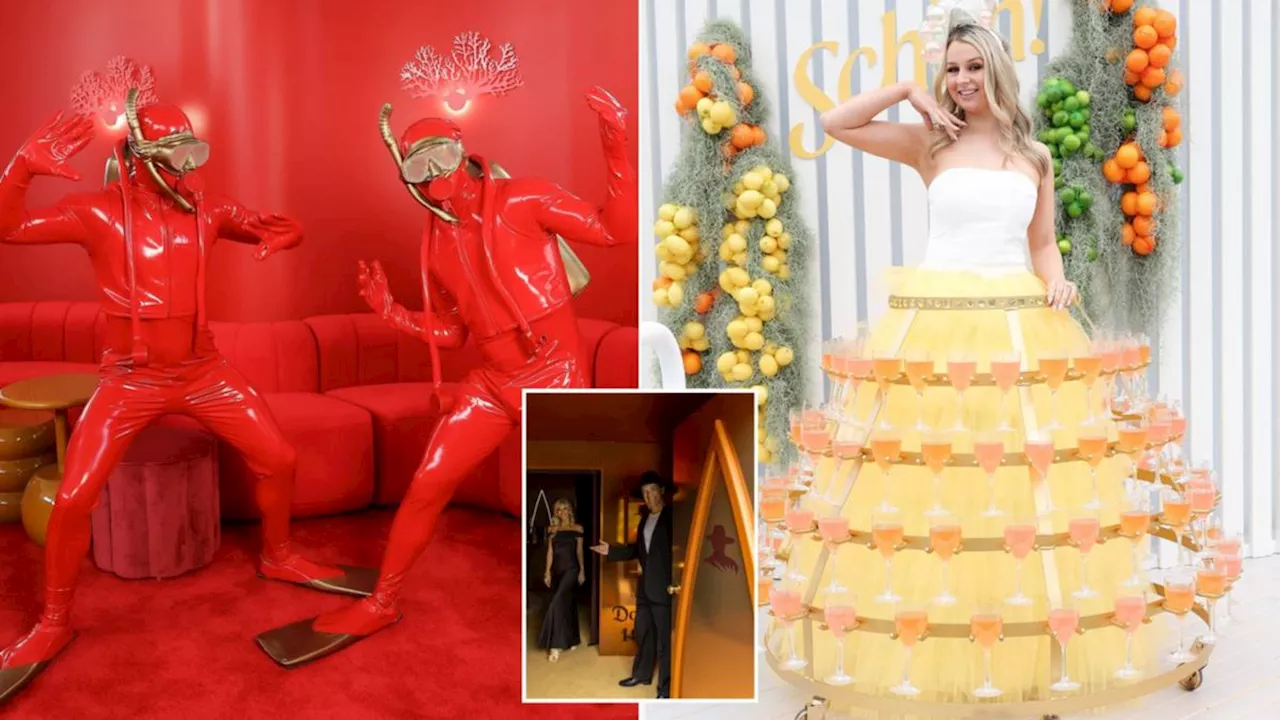 Look inside the exclusive Birdcage at the Melbourne Cup