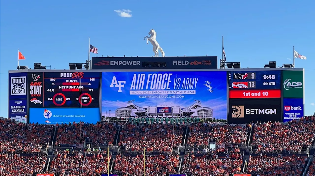 No. 17 Air Force hosting Army at Denver stadium