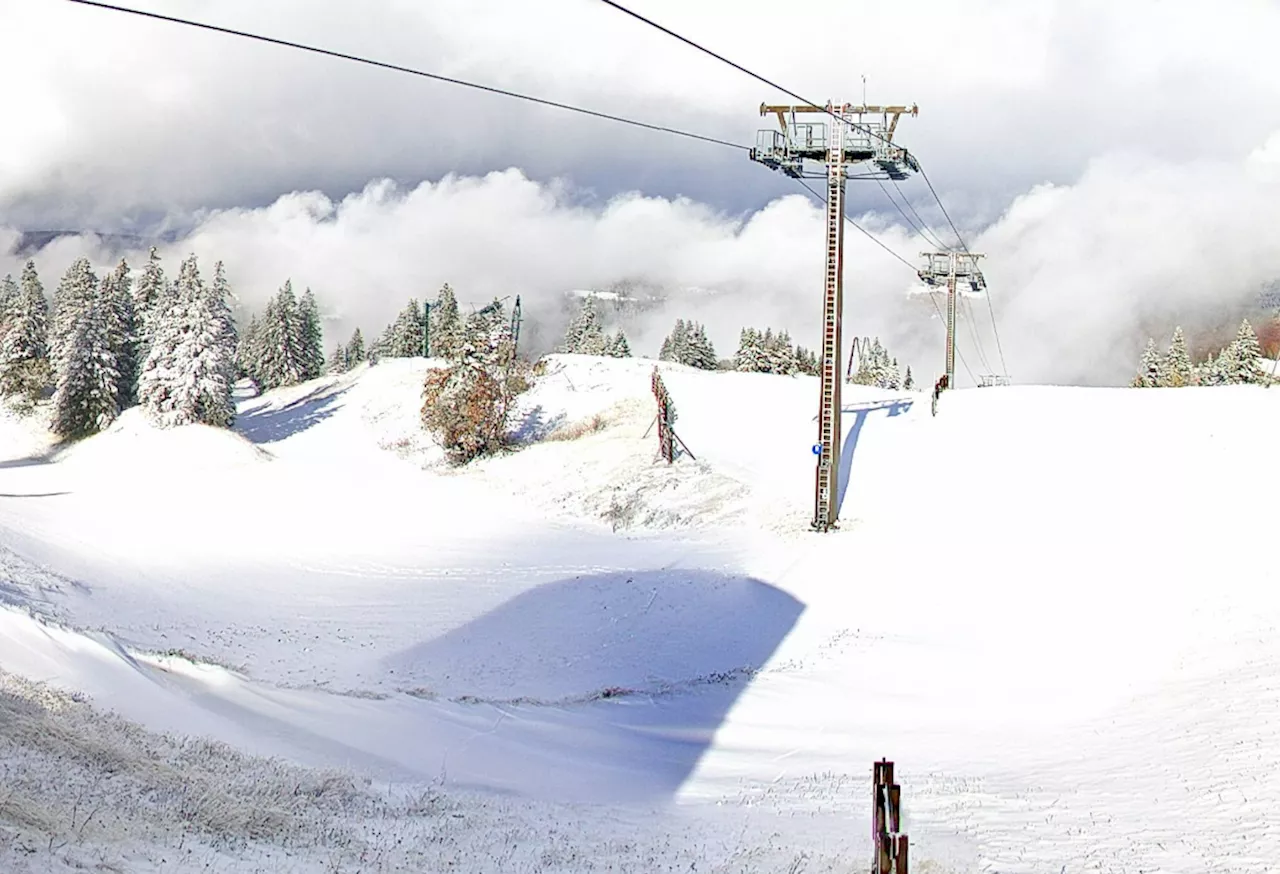 Météo : il a neigé dans cette station de ski, à deux heures de Lyon