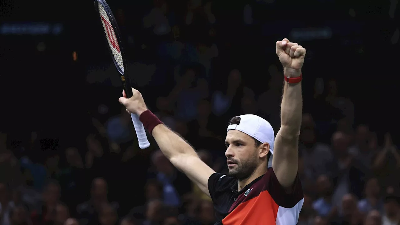 Dimitrov beats Hurkacz to reach Paris Masters semifinals for second time