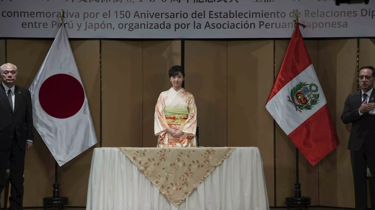 Japan's Princess Kako arrives in Peru to mark 150 years of diplomatic relations