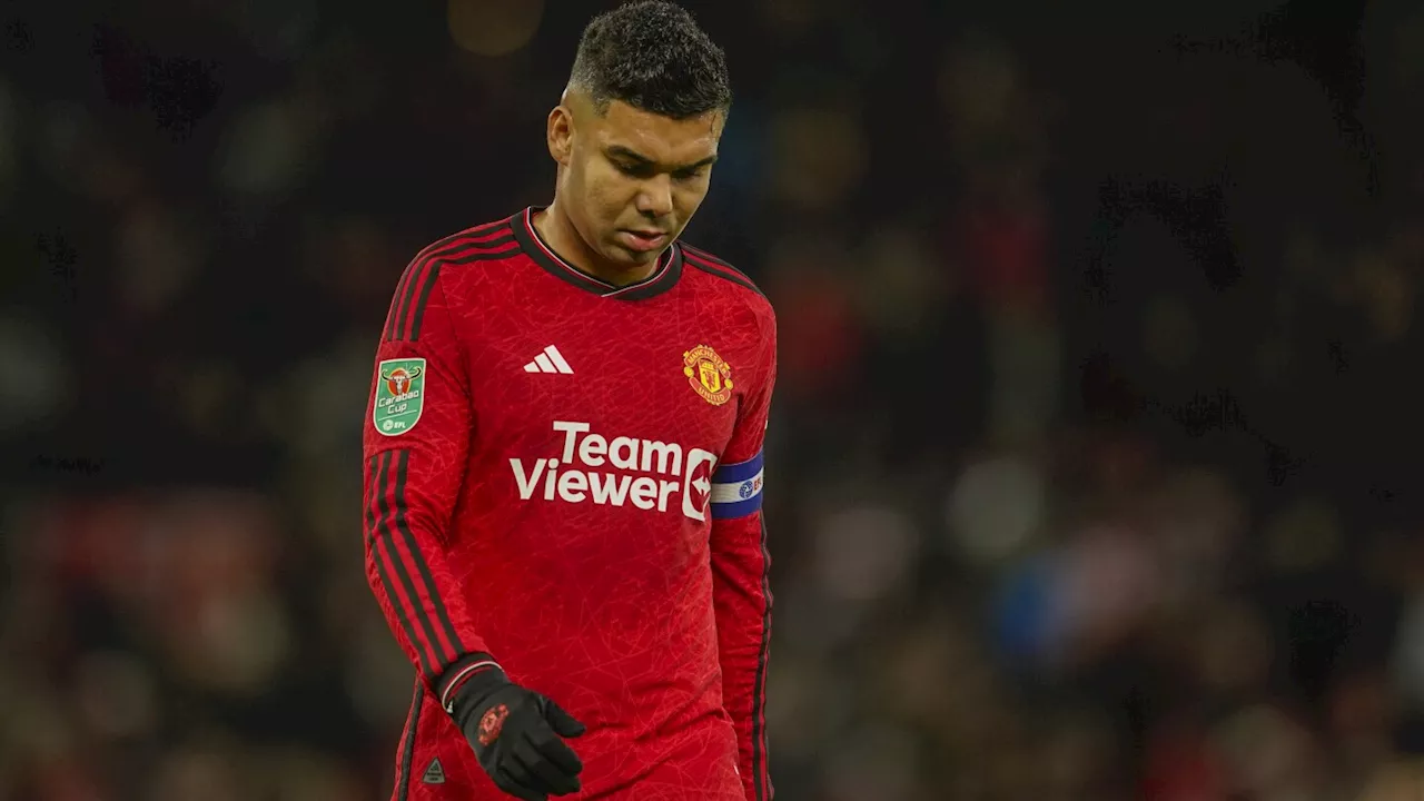 Man United midfielder Casemiro ruled out for 'several weeks' with hamstring strain